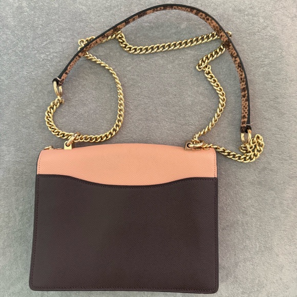 Coach Klare Crossbody in Signature Canvas Brown Shell Pink Multi - Picture 5 of 5